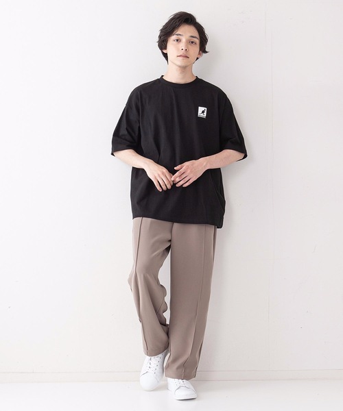 KANGOL(カンゴール)の「【KANGOL/カンゴール】ペイズリーバックプリント ワンポイントブランドロゴ ビッグシルエットTシャツ(Tシャツ/カットソー・メンズ・ブラック/ベージュ/ホワイト・X-LARGE/LARGE/MEDIUM)」の12枚目の写真