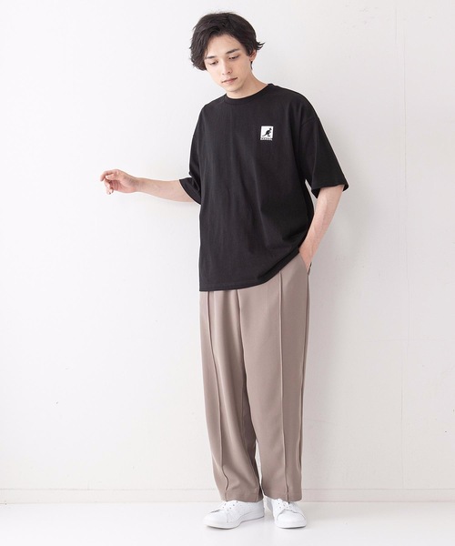 KANGOL(カンゴール)の「【KANGOL/カンゴール】ペイズリーバックプリント ワンポイントブランドロゴ ビッグシルエットTシャツ(Tシャツ/カットソー・メンズ・ブラック/ベージュ/ホワイト・X-LARGE/LARGE/MEDIUM)」の13枚目の写真