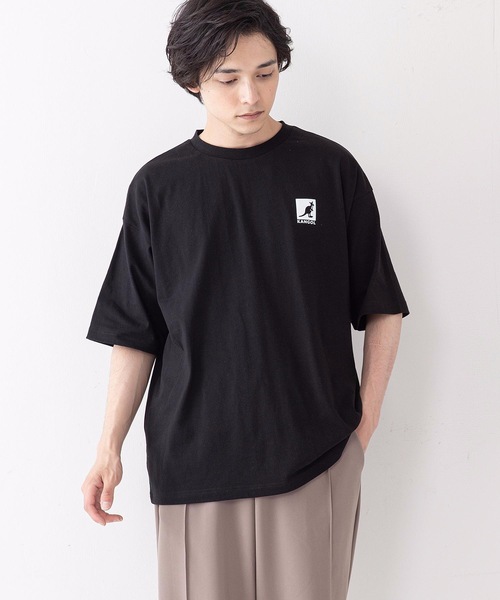 KANGOL(カンゴール)の「【KANGOL/カンゴール】ペイズリーバックプリント ワンポイントブランドロゴ ビッグシルエットTシャツ(Tシャツ/カットソー・メンズ・ブラック/ベージュ/ホワイト・X-LARGE/LARGE/MEDIUM)」の14枚目の写真