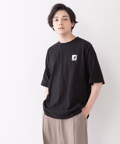 KANGOL(カンゴール)の「【KANGOL/カンゴール】ペイズリーバックプリント ワンポイントブランドロゴ ビッグシルエットTシャツ(Tシャツ/カットソー・メンズ・ブラック/ベージュ/ホワイト・X-LARGE/LARGE/MEDIUM)」の15枚目の写真