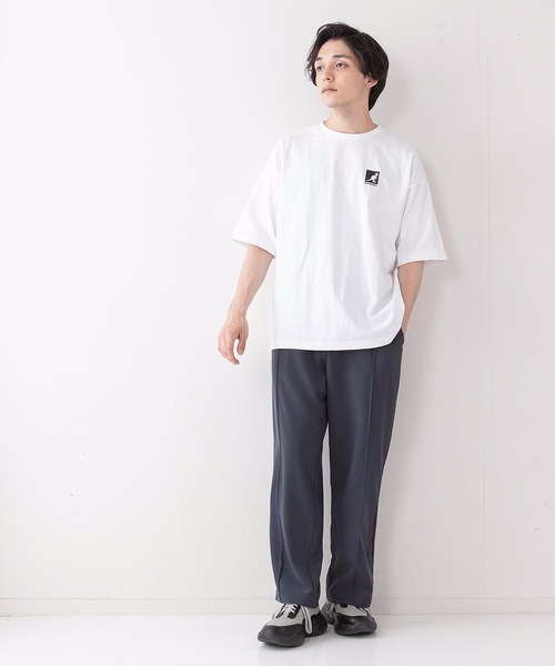 KANGOL(カンゴール)の「【KANGOL/カンゴール】ペイズリーバックプリント ワンポイントブランドロゴ ビッグシルエットTシャツ(Tシャツ/カットソー・メンズ・ブラック/ベージュ/ホワイト・X-LARGE/LARGE/MEDIUM)」の4枚目の写真
