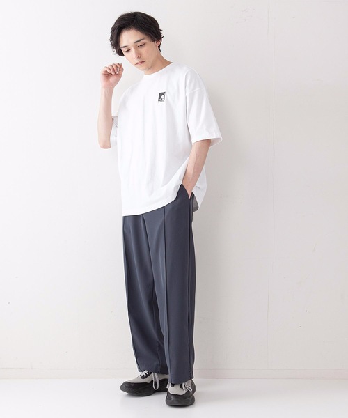 KANGOL(カンゴール)の「【KANGOL/カンゴール】ペイズリーバックプリント ワンポイントブランドロゴ ビッグシルエットTシャツ(Tシャツ/カットソー・メンズ・ブラック/ベージュ/ホワイト・X-LARGE/LARGE/MEDIUM)」の5枚目の写真