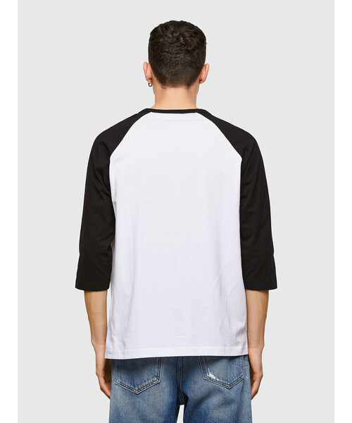 DIESEL（ディーゼル）の「メンズ Tシャツ グリーンレーベル（Tシャツ/カットソー・メンズ・ホワイト・X-SMALL/X-LARGE/SMALL/LARGE/MEDIUM/XXX-LARGE/XX-LARGE）」の2枚目の写真