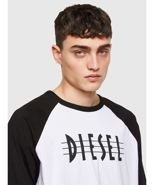 DIESEL（ディーゼル）の「メンズ Tシャツ グリーンレーベル（Tシャツ/カットソー・メンズ・ホワイト・X-SMALL/X-LARGE/SMALL/LARGE/MEDIUM/XXX-LARGE/XX-LARGE）」の3枚目の写真