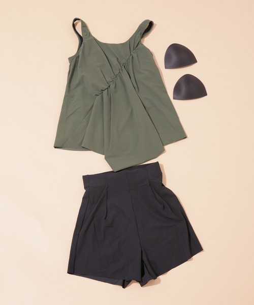 Speedo（スピード）の「speedo/リファインドギャザーセパレーツスイム