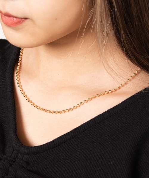 WEGO（ウィゴー）の「WEGO/シンプルチェーンネックレス（ネックレス・レディース・その他10/その他9/その他6/その他2/その他14/その他8/その他1/その他11/その他3/その他15/その他4/その他13/その他7/その他12・FREE）」の4枚目の写真