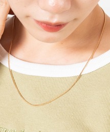 WEGO（ウィゴー）の「WEGO/シンプルチェーンネックレス（ネックレス）」