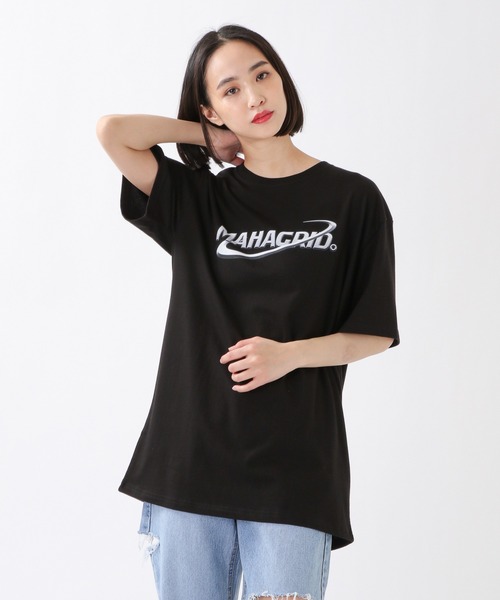 MAHAGRID(マハグリッド)の「MAHAGRID/PLANETロゴT 2945835(Tシャツ/カットソー・レディース・ホワイト/オレンジ/ブラック・MEDIUM/X-LARGE/LARGE)」の10枚目の写真