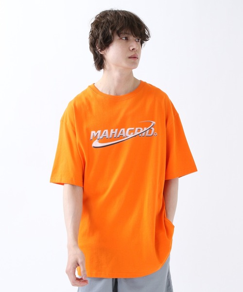 MAHAGRID(マハグリッド)の「MAHAGRID/PLANETロゴT 2945835(Tシャツ/カットソー・レディース・ホワイト/オレンジ/ブラック・MEDIUM/X-LARGE/LARGE)」の14枚目の写真