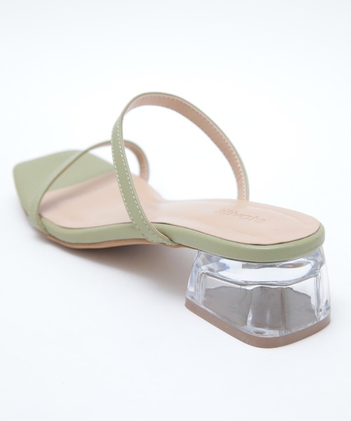 titivate（ティティベイト）の「ｼﾝﾌﾟﾙｽﾄﾗｯﾌﾟﾐｭｰﾙｻﾝﾀﾞﾙ（サンダル・レディース・ブラック/ホワイト/イエロー/ブラウン系その他/ライトグリーン/グレイッシュベージュ・M/LL/S/L）」の16枚目の写真