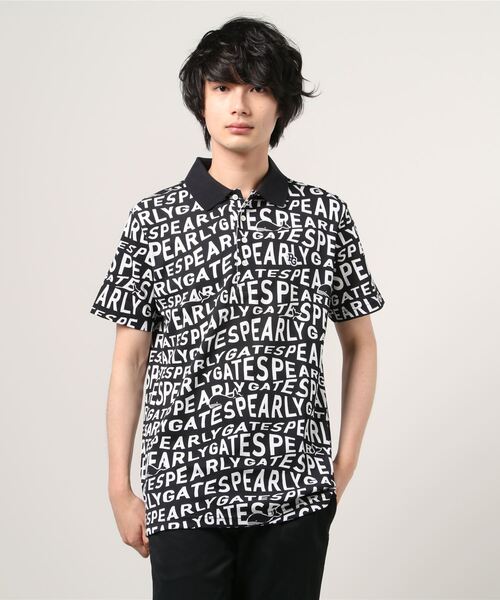 PEARLY GATES】ドライマスター エイトロックベアカノコ 半袖 ポロシャツ