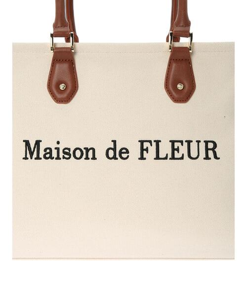 Maison de FLEUR(メゾンドフルール)の「マテリアルトートMバッグ(トートバッグ・レディース・ベージュ・FREE)」の11枚目の写真