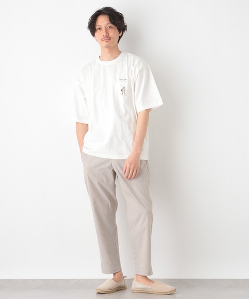 SPALDING(スポルディング)の「【SPALDING】1P/Tee/935410(Tシャツ/カットソー・メンズ・その他1/チャコールグレー/ライトグリーン/キャメル/ホワイト・MEDIUM/X-LARGE/LARGE/SMALL)」の6枚目の写真