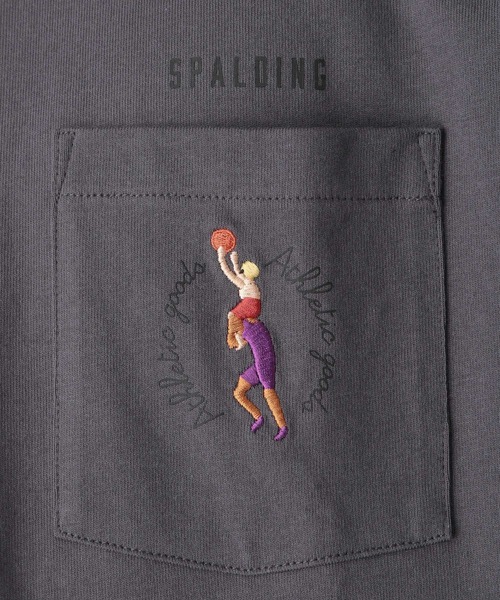 SPALDING(スポルディング)の「【SPALDING】1P/Tee/935410(Tシャツ/カットソー・メンズ・その他1/チャコールグレー/ライトグリーン/キャメル/ホワイト・MEDIUM/X-LARGE/LARGE/SMALL)」の20枚目の写真
