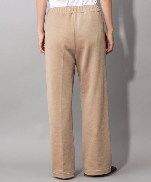 Munich（ミューニック）の「グロッシーフレンチテリー　ワイドストレートパンツ（スウェットパンツ・レディース・ブラック/ベージュ/ブルーグレー・S/M/XS）」の10枚目の写真