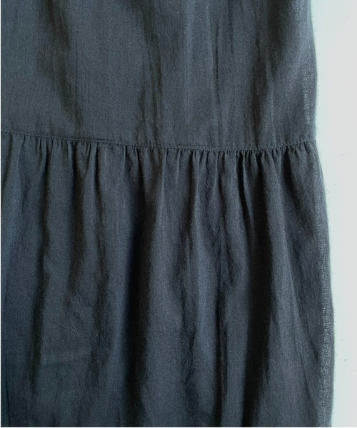 Libra Cue(リブラ キュー)の「ノースリーブティアードワンピース(ワンピース・レディース・ブラック/ベージュ/レッド/ブルー・FREE)」の12枚目の写真