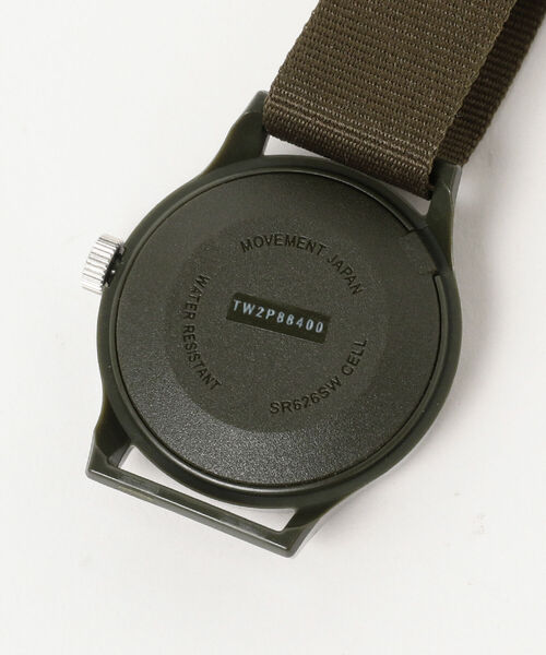 BEAMS BOY（ビームスボーイ）の「TIMEX / Original Camper▲（アナログ腕時計・レディース・ネイビー/オリーブ・ONE SIZE）」の4枚目の写真