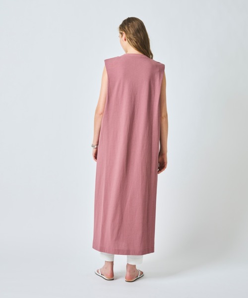 N.O.R.C(ノーク)の「ショルダーパッドワンピース(ワンピース・レディース・ピンク/ホワイト/ラベンダー/サックスブルー/チャコールグレー・M/S)」の14枚目の写真