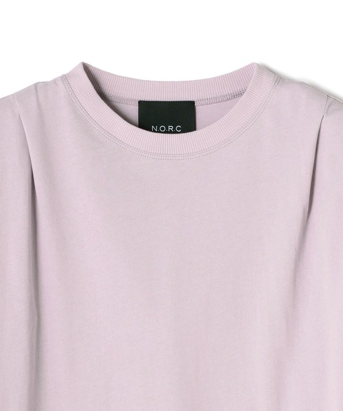 N.O.R.C(ノーク)の「ショルダーパッドワンピース(ワンピース・レディース・ピンク/ホワイト/ラベンダー/サックスブルー/チャコールグレー・M/S)」の13枚目の写真