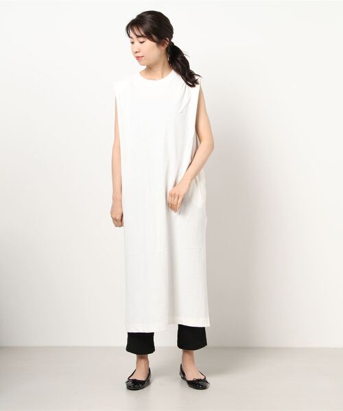 N.O.R.C(ノーク)の「ショルダーパッドワンピース(ワンピース・レディース・ピンク/ホワイト/ラベンダー/サックスブルー/チャコールグレー・M/S)」の19枚目の写真