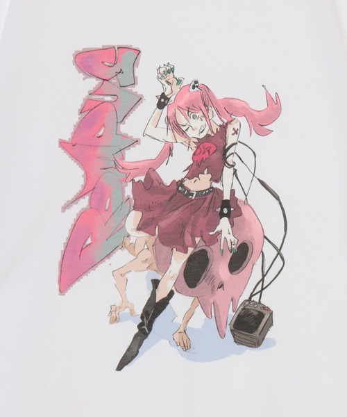 ROMPUS（ロンパース）の「【ROMPUS×JUN INAGAWA】ROMPUSちゃんは半袖で今日も行く（Tシャツ/カットソー・レディース・ブラック/オフホワイト/エメラルド・2/3）」の8枚目の写真