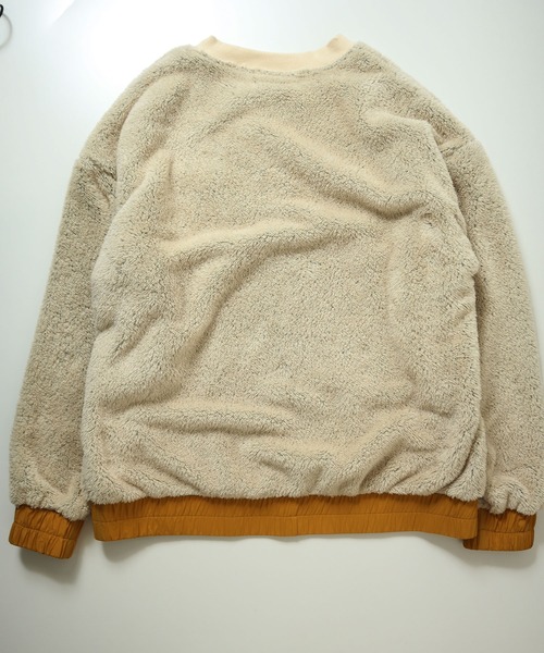 POWER TO THE PEOPLE（パワートゥーザピープル）の「POWER TO THE PEOPLE Plus Warm フリーストレーナー（スウェット・メンズ・チャコールグレー/カーキ/アイボリー/マルチ・LL/M/L）」の5枚目の写真
