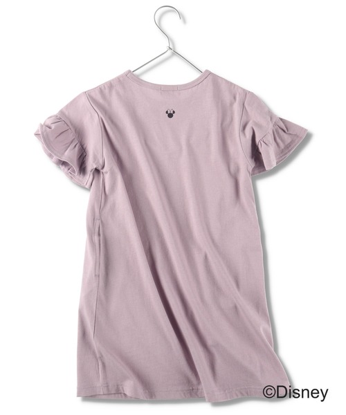Disney（ディズニー）の「【Disney】袖フリル半袖ワンピース（ワンピース・キッズ・ブラウン/ラベンダー・90cm/110cm/100cm/120cm/130cm）」の4枚目の写真