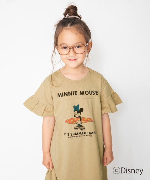 Disney（ディズニー）の「【Disney】袖フリル半袖ワンピース（ワンピース・キッズ・ブラウン/ラベンダー・90cm/110cm/100cm/120cm/130cm）」の11枚目の写真