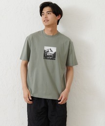 【OUTDOOR PRODUCTS】USAコットン ヘビーウェイトフォトロゴビッグシルエットTシャツ