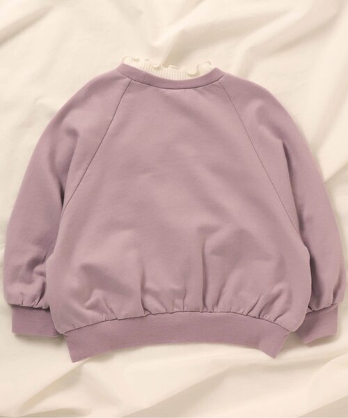 apres les cours（アプレレクール）の「チュールさくらんぼトレーナー（スウェット・キッズ・ブラウン/ピンク/アイボリー/ミント・80/120/140/90/100/130/110）」の19枚目の写真
