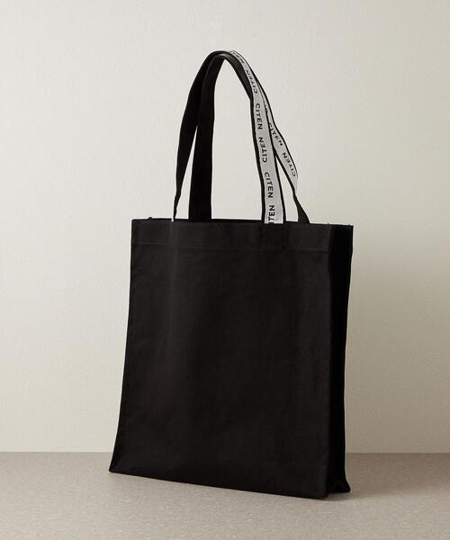 CITEN(シテン)の「<CITEN(シテン)>CITENロゴテープ Mサイズ トートバッグ(トートバッグ・レディース・ブラック/ホワイト/ライトグレー・FREE)」の9枚目の写真