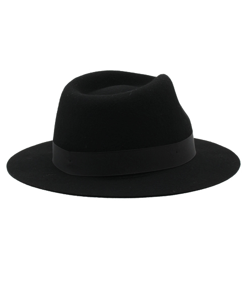 Cartonnage（カルトナージュ）の「中折れツバ広ハット（ハット・レディース・ブラック/グレー・FREE）」の6枚目の写真