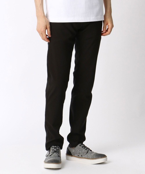 NICOLE CLUB FOR MEN(ニコルクラブフォーメン)の「【21年モデル】ハイパーストレッチヘリンボンパンツ(デニムパンツ・メンズ・ブラック/ブラウン系その他/ネイビー×ホワイト・SMALL/MEDIUM/X-LARGE/LARGE)」の1枚目の写真