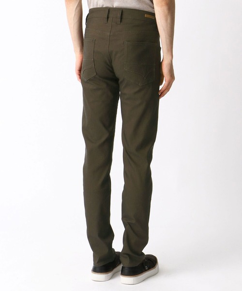 NICOLE CLUB FOR MEN(ニコルクラブフォーメン)の「【21年モデル】ハイパーストレッチヘリンボンパンツ(デニムパンツ・メンズ・ブラック/ブラウン系その他/ネイビー×ホワイト・SMALL/MEDIUM/X-LARGE/LARGE)」の5枚目の写真