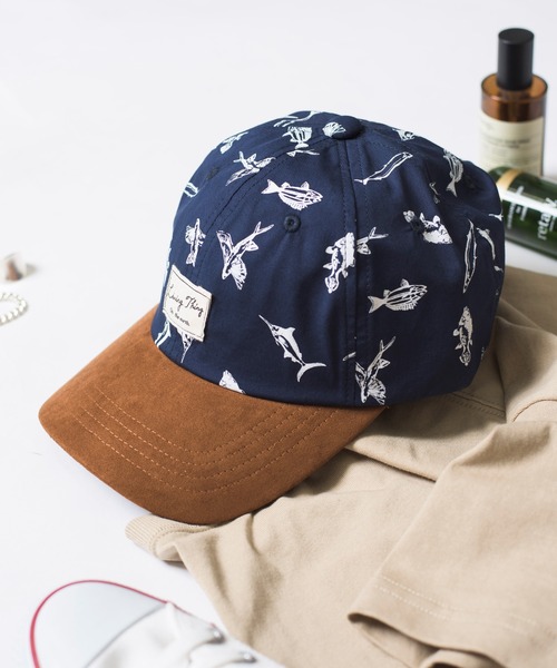 TESTIFY（テスティファイ）の「【TESTIFY】LIVING THING CAP モノグラムキャップ　TZH-9877（キャップ・メンズ・ネイビー/アイボリー/ブルー・FREE）」の2枚目の写真