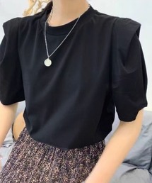 アーム切替タックスリーブTシャツ