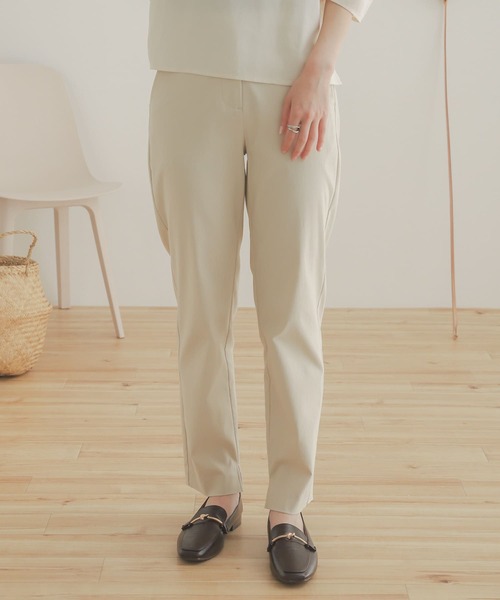 SENSE OF PLACE by URBAN RESEARCH（センスオブプレイスバイアーバンリサーチ）の「『TALLサイズあり』ストレッチスリムテーパードパンツ（その他パンツ・レディース・ブラック/ブラウン/ブルー/アイボリー・SMALL/MEDIUM/LARGE/X-SMALL/TALL）」の5枚目の写真