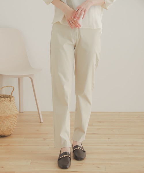 SENSE OF PLACE by URBAN RESEARCH（センスオブプレイスバイアーバンリサーチ）の「『TALLサイズあり』ストレッチスリムテーパードパンツ（その他パンツ・レディース・ブラック/ブラウン/ブルー/アイボリー・SMALL/MEDIUM/LARGE/X-SMALL/TALL）」の6枚目の写真