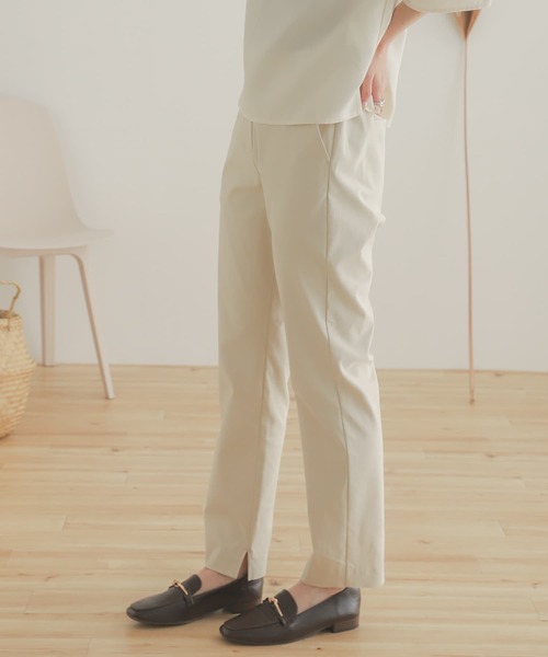 SENSE OF PLACE by URBAN RESEARCH（センスオブプレイスバイアーバンリサーチ）の「『TALLサイズあり』ストレッチスリムテーパードパンツ（その他パンツ・レディース・ブラック/ブラウン/ブルー/アイボリー・SMALL/MEDIUM/LARGE/X-SMALL/TALL）」の7枚目の写真