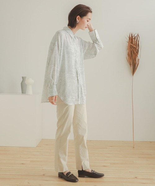 SENSE OF PLACE by URBAN RESEARCH（センスオブプレイスバイアーバンリサーチ）の「『TALLサイズあり』ストレッチスリムテーパードパンツ（その他パンツ・レディース・ブラック/ブラウン/ブルー/アイボリー・SMALL/MEDIUM/LARGE/X-SMALL/TALL）」の17枚目の写真