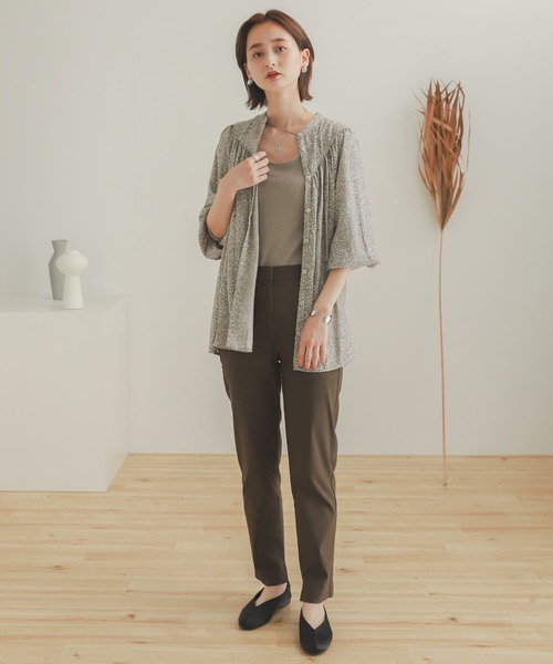 SENSE OF PLACE by URBAN RESEARCH（センスオブプレイスバイアーバンリサーチ）の「『TALLサイズあり』ストレッチスリムテーパードパンツ（その他パンツ・レディース・ブラック/ブラウン/ブルー/アイボリー・SMALL/MEDIUM/LARGE/X-SMALL/TALL）」の21枚目の写真