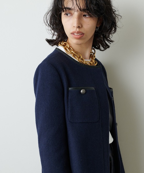 Whim Gazette（ウィムガゼット）の「ツイードジャケット（ノー