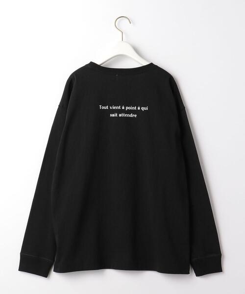 green label relaxing（グリーンレーベルリラクシング）の「プリント ロングスリーブ Tシャツ（Tシャツ/カットソー・レディース・ブラック/オフホワイト/その他1・FREE）」の19枚目の写真