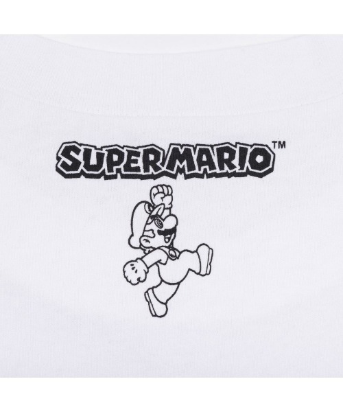 EGOIST(エゴイスト)の「オーバー短丈Tシャツ(super mario)(Tシャツ/カットソー・レディース・ホワイト/ブラック・FREE)」の3枚目の写真