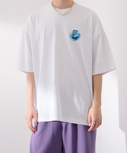 Adoon plain（アドーンプレーン）の「【Adoon plain】アソートプリントT（Tシャツ/カットソー・メンズ・ホワイト/ブラック/ホワイト系その他/ブラック系その他/ホワイト系その他2/ブラック系その他2・MEDIUM/LARGE）」の20枚目の写真