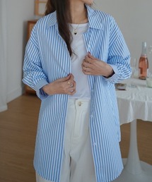 ストライプルーズシャツ