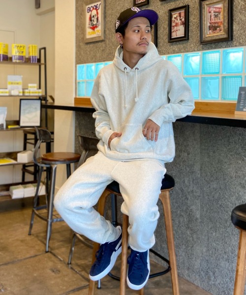 CHAMPION/チャンピオン スウェットジョガーパンツ ワンポイント