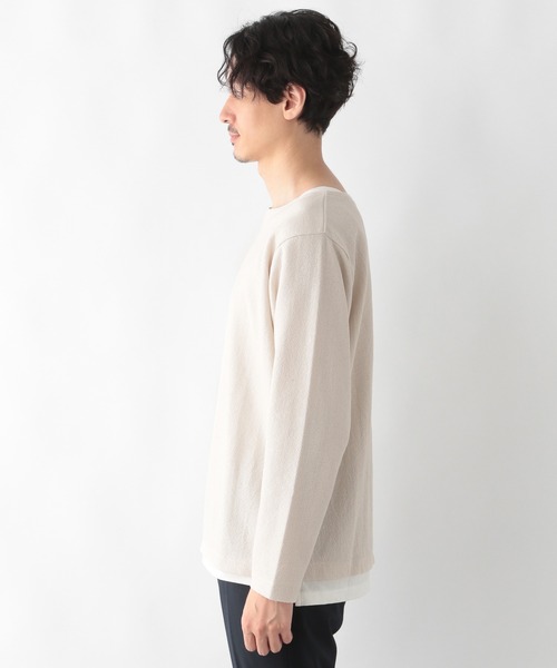 GLOBAL WORK(グローバルワーク)の「フェイクレイヤードT/215344(Tシャツ/カットソー・メンズ・ネイビー/ダークブラウン/ホワイト系その他2・MEDIUM/SMALL/X-LARGE/LARGE)」の10枚目の写真