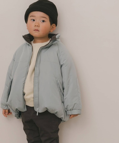 URBAN RESEARCH DOORS(アーバンリサーチドアーズ)の「中綿スタンドブルゾン(KIDS)(ブルゾン・キッズ・ブラウン/グレー系その他・120/105/135)」の12枚目の写真