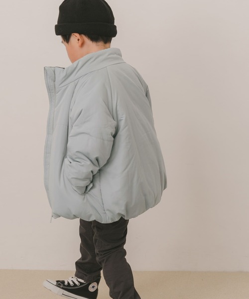 URBAN RESEARCH DOORS(アーバンリサーチドアーズ)の「中綿スタンドブルゾン(KIDS)(ブルゾン・キッズ・ブラウン/グレー系その他・120/105/135)」の3枚目の写真